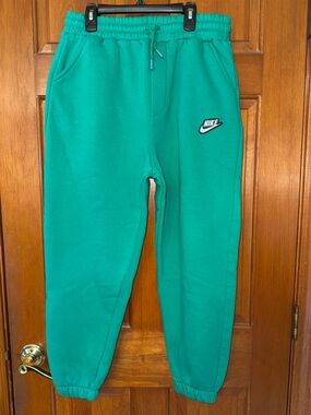Nike Kids Green Fleece Joggers